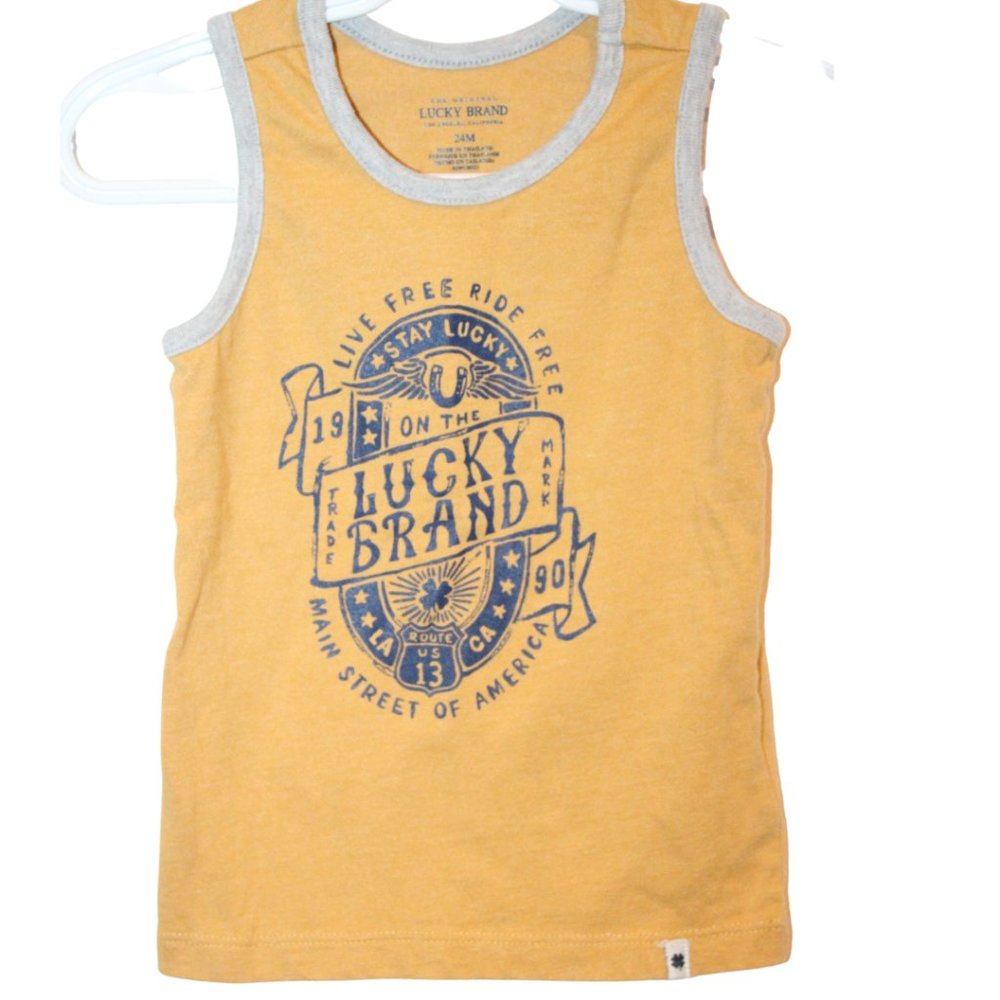 3/$20 🏷 Lucky Brand Sleeveless Tank Size 24m